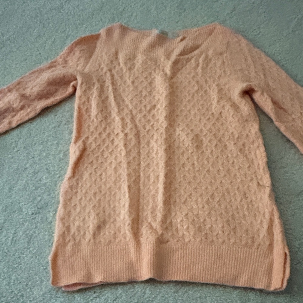 LOFT Peach Crew Neck Sweater